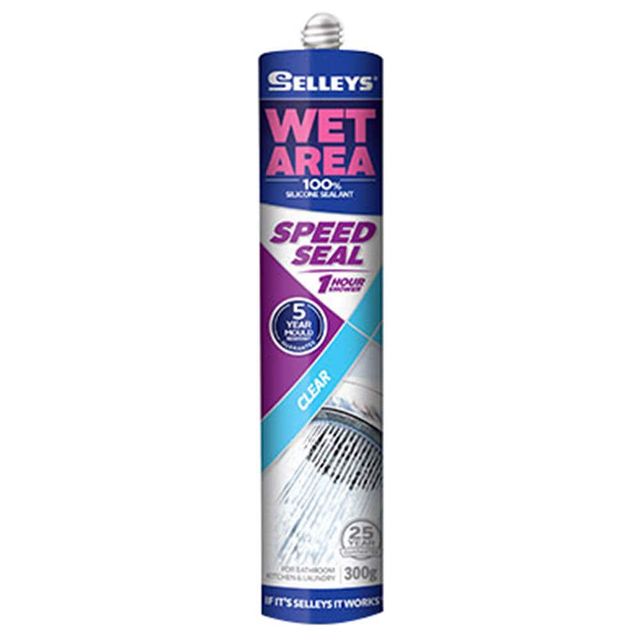 Silicone Wet Area Speedseal Clear 300g