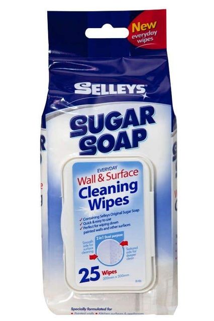 Selleys Sugar Soap Wipes - 25 Pack