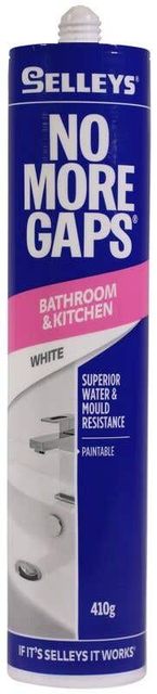 Selleys No More Gaps Bathroom & Kitchen White 410g