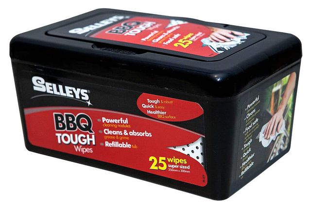 Selleys BBQ Tough Wipes Canister - 25 Pack