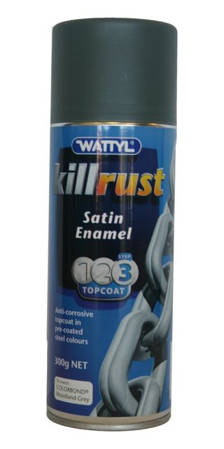 Wattyl Killrust Epoxy Gloss Enamel 300g Woodland Grey