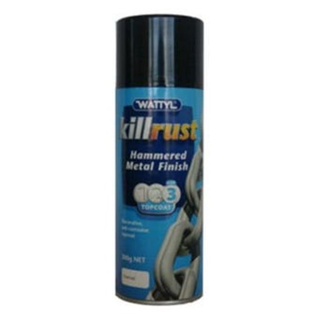 Wattyl Killrust Hammered Metal Finish 300g Charcoal
