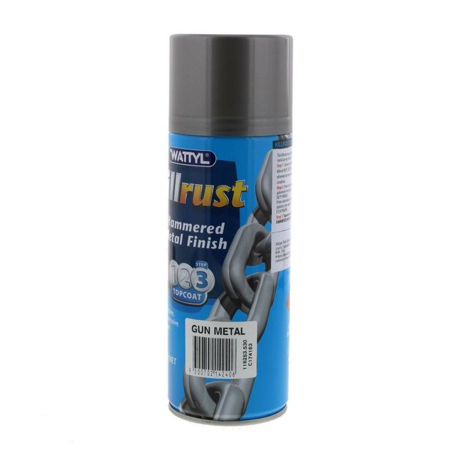 Wattyl Killrust Hammered Metal Finish 300g Gunmetal