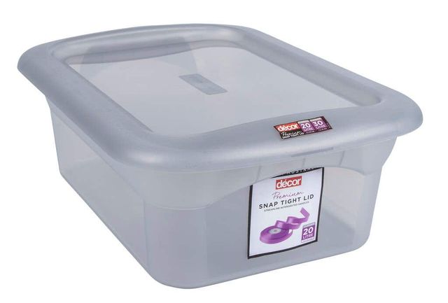 Decor Classique Storage Container Grey 20L