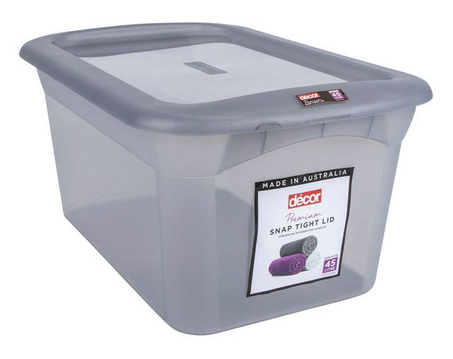 Decor Classique Storage Container Grey 45L