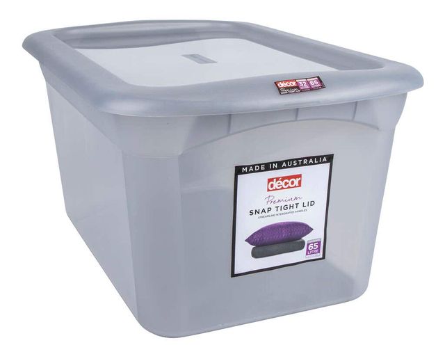 Decor Classique Storage Container Grey 65L