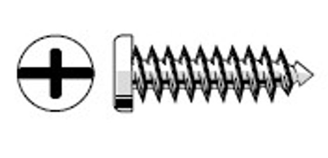 Zenith Pan Head - Slotted / Phillips Drive 302 Stainless Steel 8g x 25 - 10 Pack
