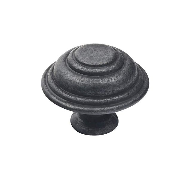 Prestige Cast Iron Knob Black 34mm