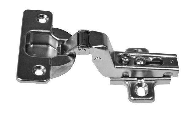 Prestige Cabinet Hinge Slide On Fitting Full Overlay Nickel Plated - 2 Pack