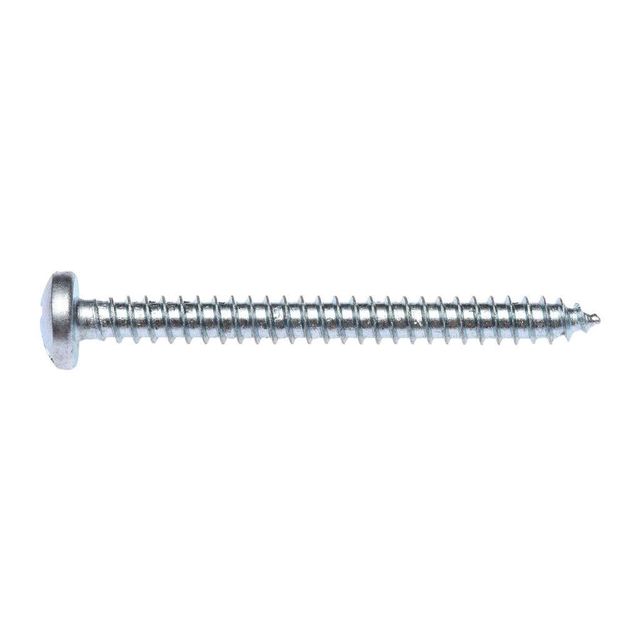 Zenith Self Tapping Screws Pan Head Zinc Plated 10G x 50mm - 50 Pack