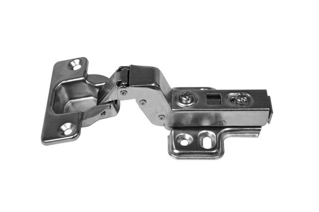 Prestige Cabinet Hinge Clip On Fitting Full Overlay Nickel Plated - 2 Pack