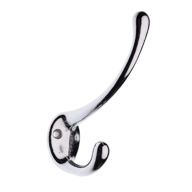 Zenith Narrow Style Hat & Coat Hook Chrome Plated 110mm - 1 Pack