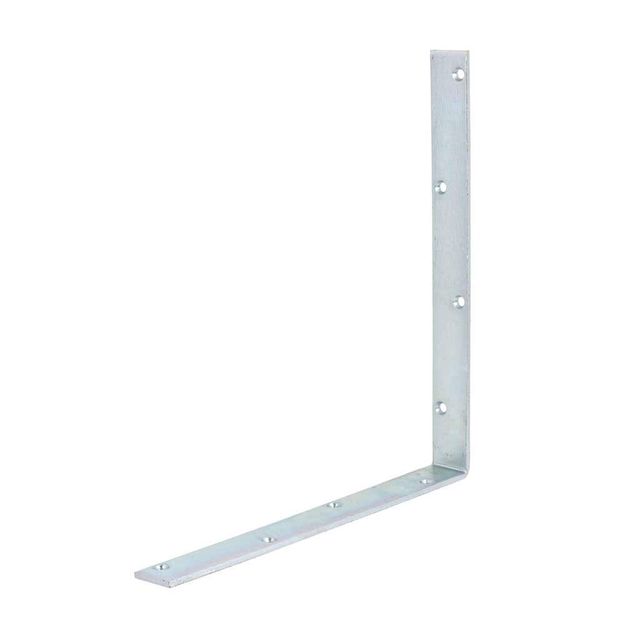 Zenith Heavy Duty Angle Bracket Zinc Plated 380 x 380 x 40mm - 1 Pack