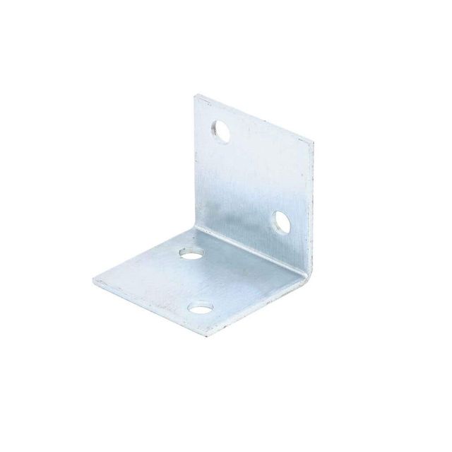 Zenith Angle Bracket Zinc Plated 75 x 75 x 75mm - 1 Pack