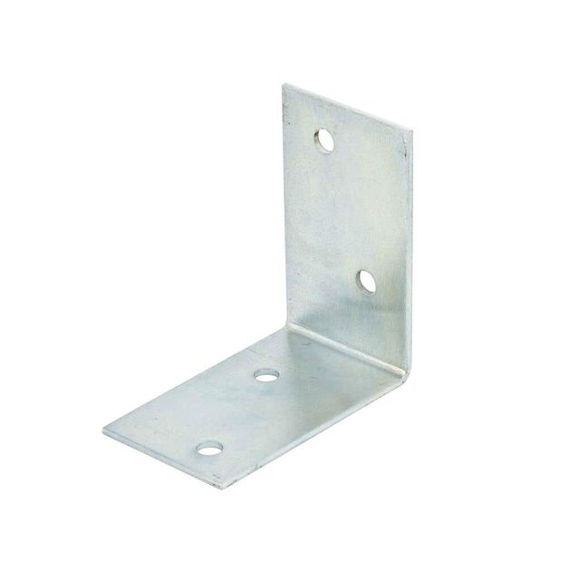 Zenith Angle Bracket Zinc Plated 130 x 130 x 75mm - 1 Pack