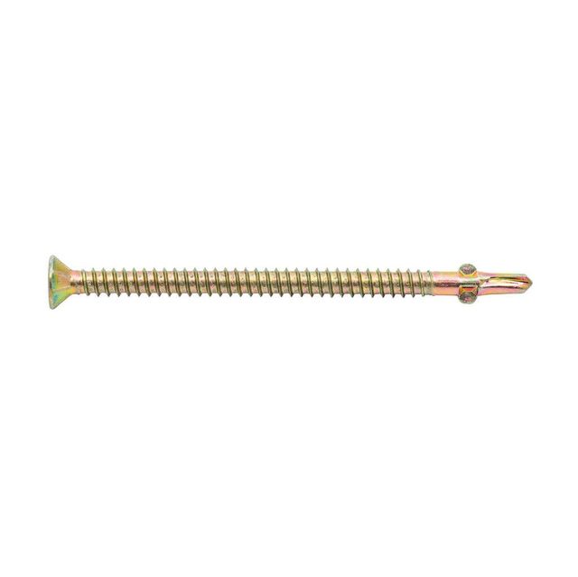 Zenith Metal Screws Countersunk with Wings Gold Passivated 10G x 75mm - 50 Pack