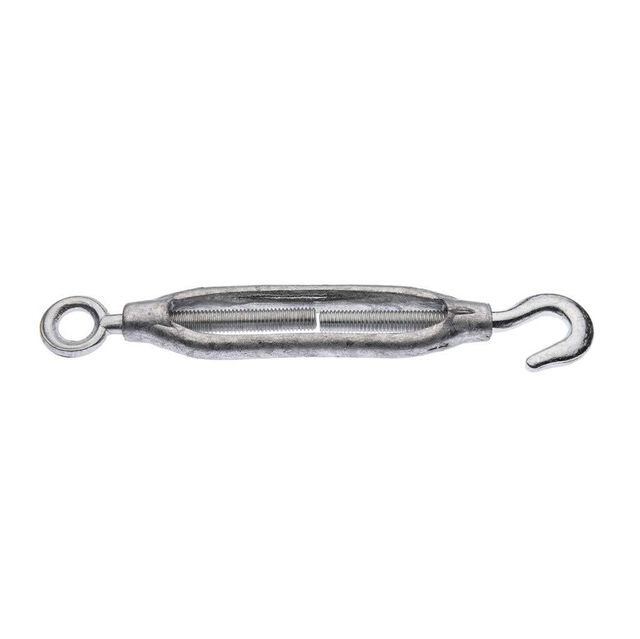 Zenith Hook & Eye Turnbuckle Zinc Plated 8mm - 1 Pack