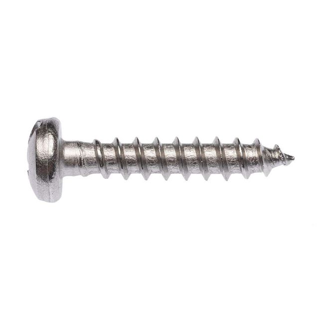 Zenith Self Tapping Screws Pan Head Stainless Steel 10G x 25mm - 100 Pack