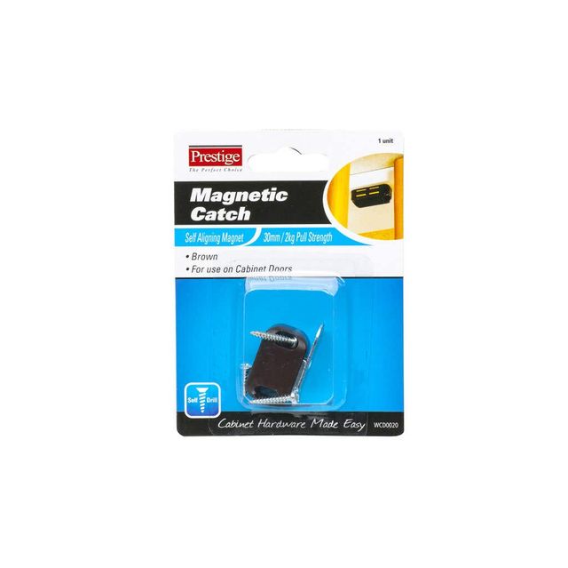 Prestige Magnetic Catch Light Duty Brown 30mm - 1 Pack
