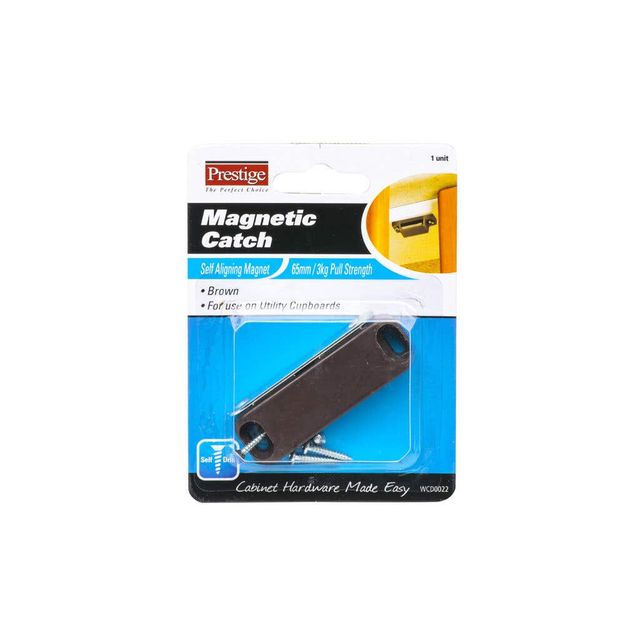 Prestige Magnetic Catch Light Duty Brown 65mm - 1 Pack