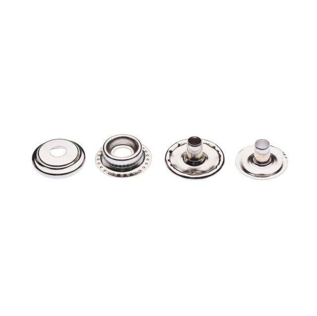 Zenith Fastener Snap Screw Nickel Plated - 15 Pack
