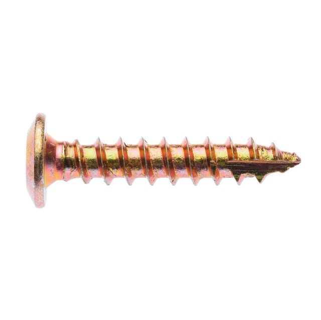 Zenith Timber Screws Wafer Head Gold Passivated 10G x 25mm - 100 Pack
