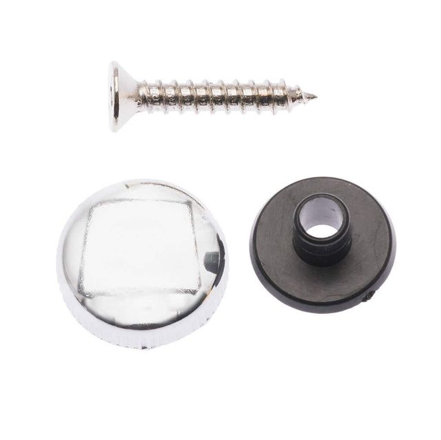 Zenith Mirror Fixing Kit Chrome Plated - 1 Pack
