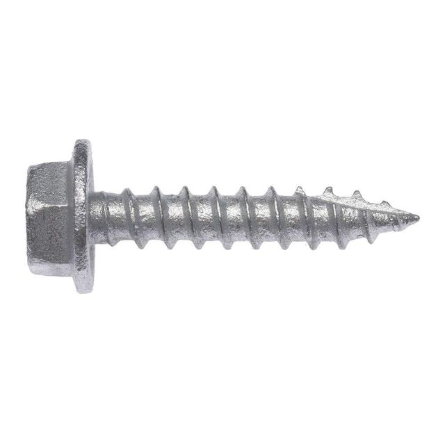 Zenith Timber Screws Hex Washer Head Galvanised 10G x 25mm - 50 Pack