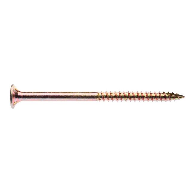 Zenith Bugle Batten Screws Gold Passivated 14G x 100mm - 25 Pack