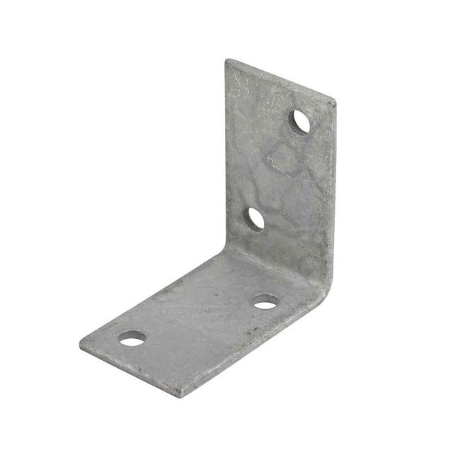 Zenith Builders Angle Bracket Galvanised 60 x 60 x 35 x 3mm - 1 Pack