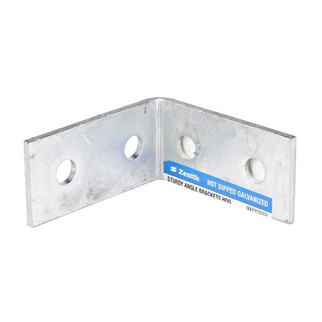 Zenith Sturdy Angle Bracket Galvanised 100 x 100 x 50 x 5mm - 1 Pack