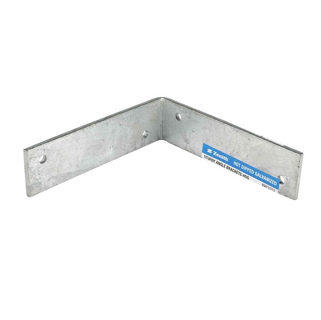 Zenith Sturdy Angle Bracket Galvanised 150 x 150 x 40 x 5mm - 1 Pack