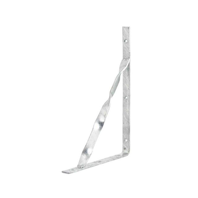 Zenith Stayed Bracket Galvanised 350 x 250 x 25 x 5mm - 1 Pack
