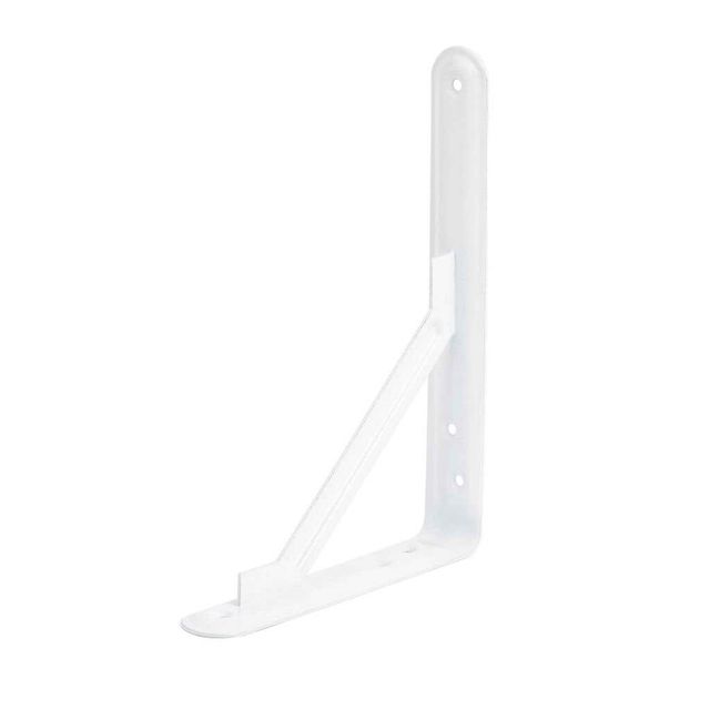 Zenith Light Stayed Bracket White 200 x 150mm