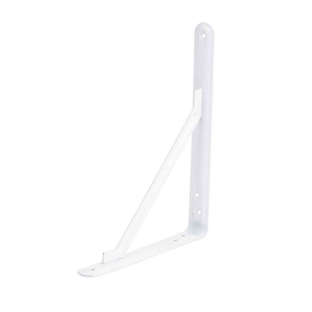 Zenith Light Stayed Bracket White 250 x 200mm