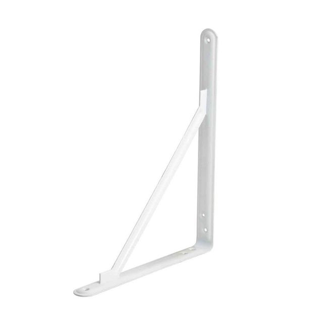 Zenith Light Stayed Bracket White 300 x 250mm