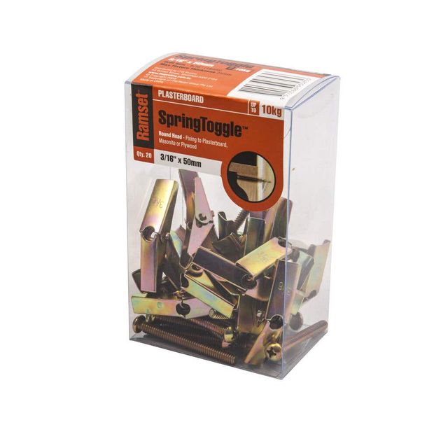 Ramset SpringToggle Round Head 5 x 50mm - 20 Pack