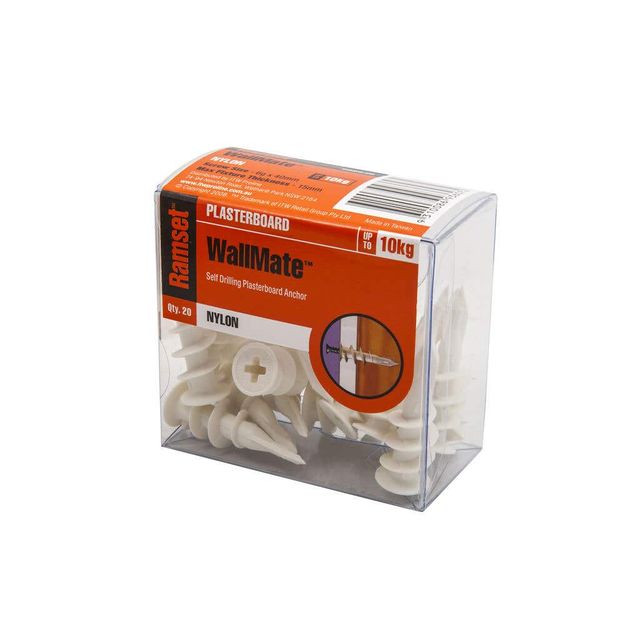 Ramset WallMate Nylon Pack 20 - 20 Pack