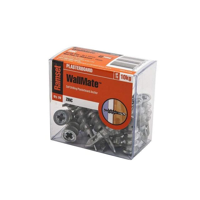 Ramset WallMate Zinc 10kg - 20 Pack