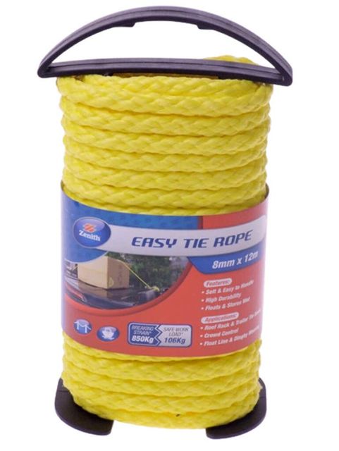 Zenith Polypropylene Film Rope 8mm x 12m