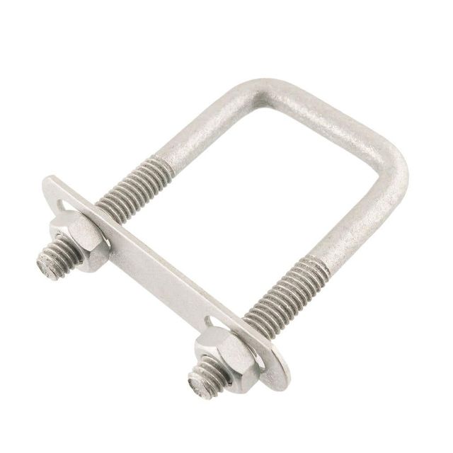 Zenith Square U Bolt Galvanised 43mm - 1 Pack