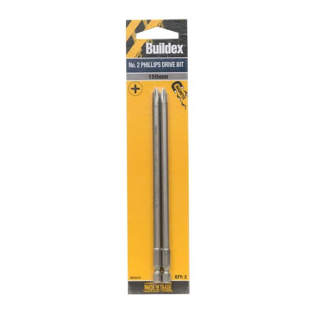Buildex® Bit Phillips No. 2 150mm - 2 Pack