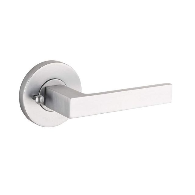 Lane Cambridge Privacy Leverset Round Brushed Satin Chrome