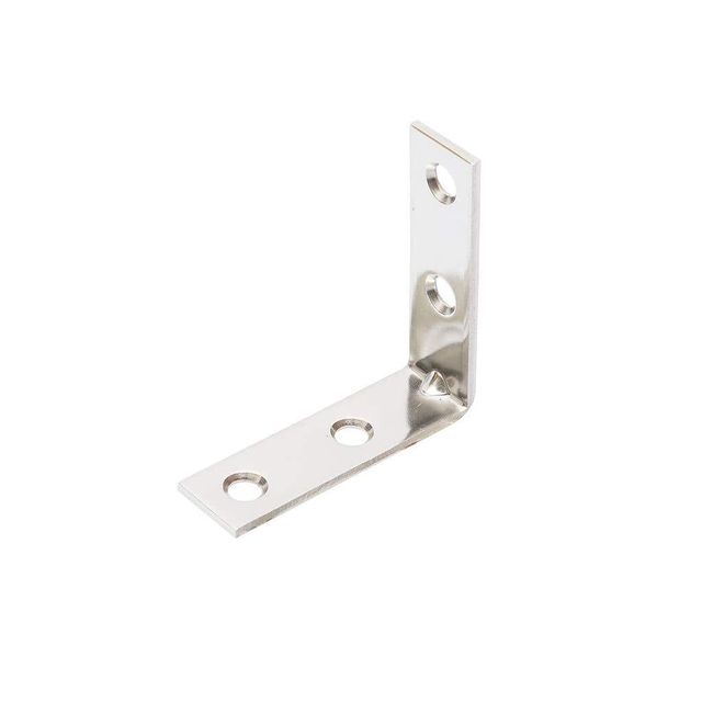 Zenith Angle Bracket Stainless Steel 50mm - 4 Pack
