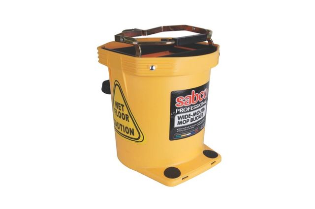 Mop Bucket - Wide Mouth Yellow 16L