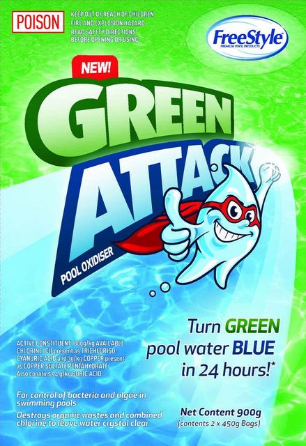 Freestyle Green Attack Pool Oxidiser