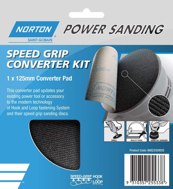 Norton Speed Grip Converter Kit 125mm