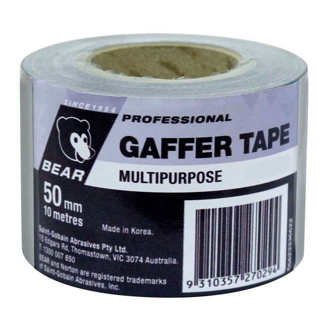 Bear 50mmx10M Silver Multi-Purpose Gaffer Tape 66623336623