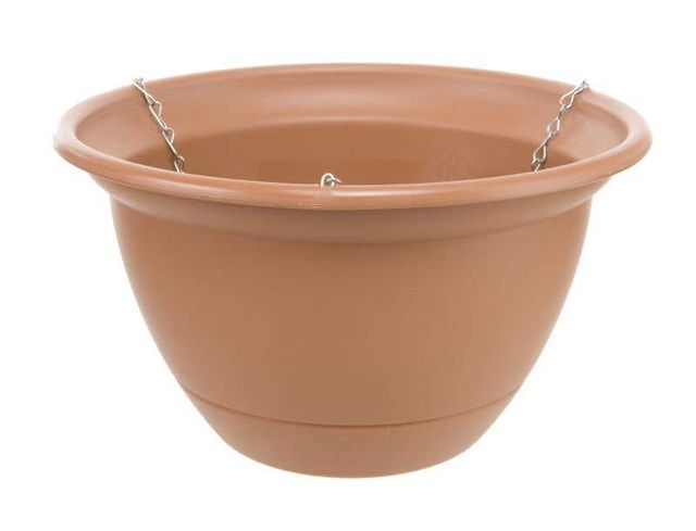 Tuscan Hanging Basket Terracotta 300mm