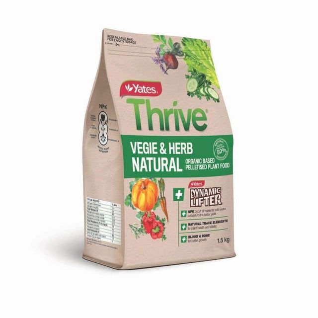 Yates Thrive Fertiliser 1.5kg Vegetable & Herb
